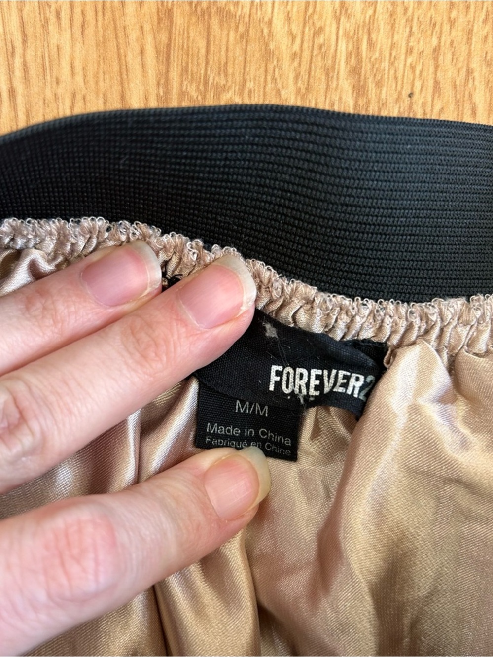 Forever 21 Black Lace Circle Skirt - Picture 2 of 3
